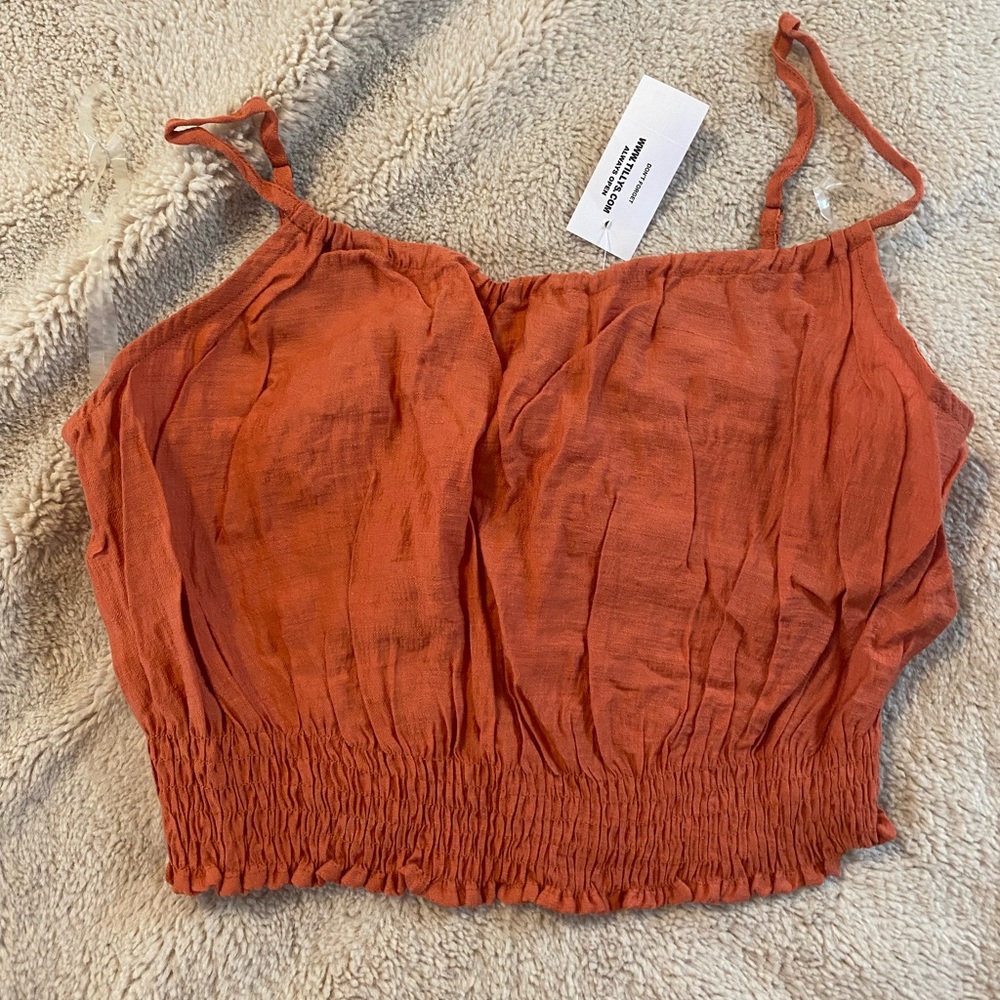 Tillys Runched Crop Tank